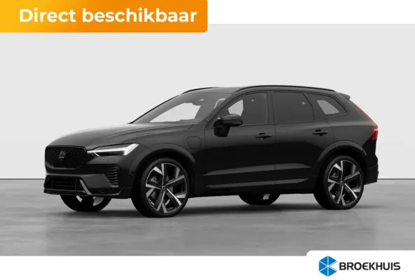2.0 T6 Plug-in hybrid AWD Ultra Black Edition | Volvo Guard Alarm | Extra getint glas achter|  Actieve luchtvering met FOUR-C | 22" 5-dubbelspaaks Glossy Black Diamond Cut