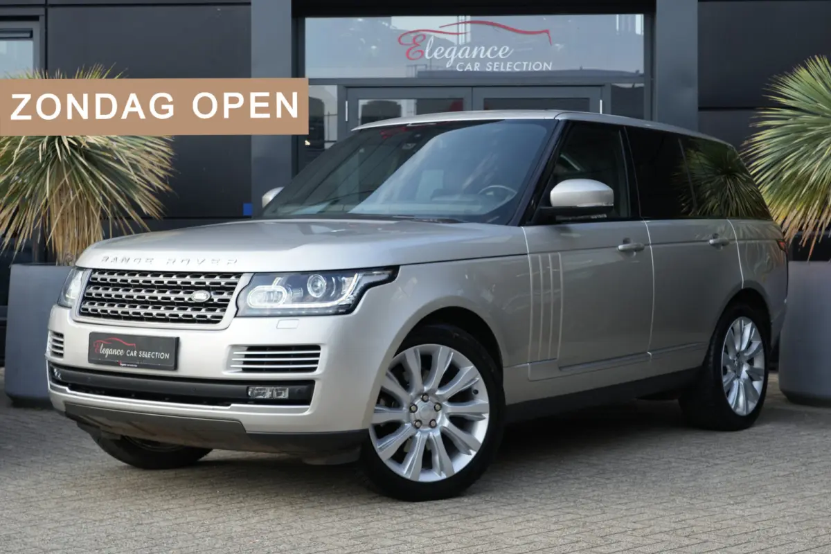 3.0 TDV6 Vogue | 259PK | Navi | Trekhaak | Meridian | 360° | Leder | Land Rover Range Rover Vogue 258 PK met 3.0 V6 diesel, navigatie, elektrisch uitklapbare trekhaak, Meridian audiosysteem
