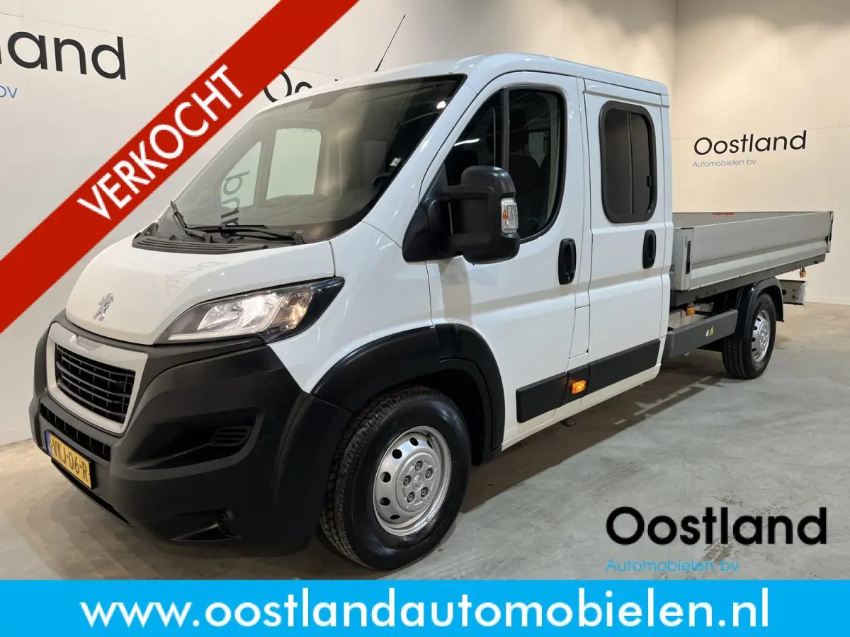 2.2 HDi 165 PK L4 Pro Zwaar DC 6 pers. Open Laadbak / Luchtvering / Trekhaak 3.000 KG / Airco / Cruise Control / Navigatie