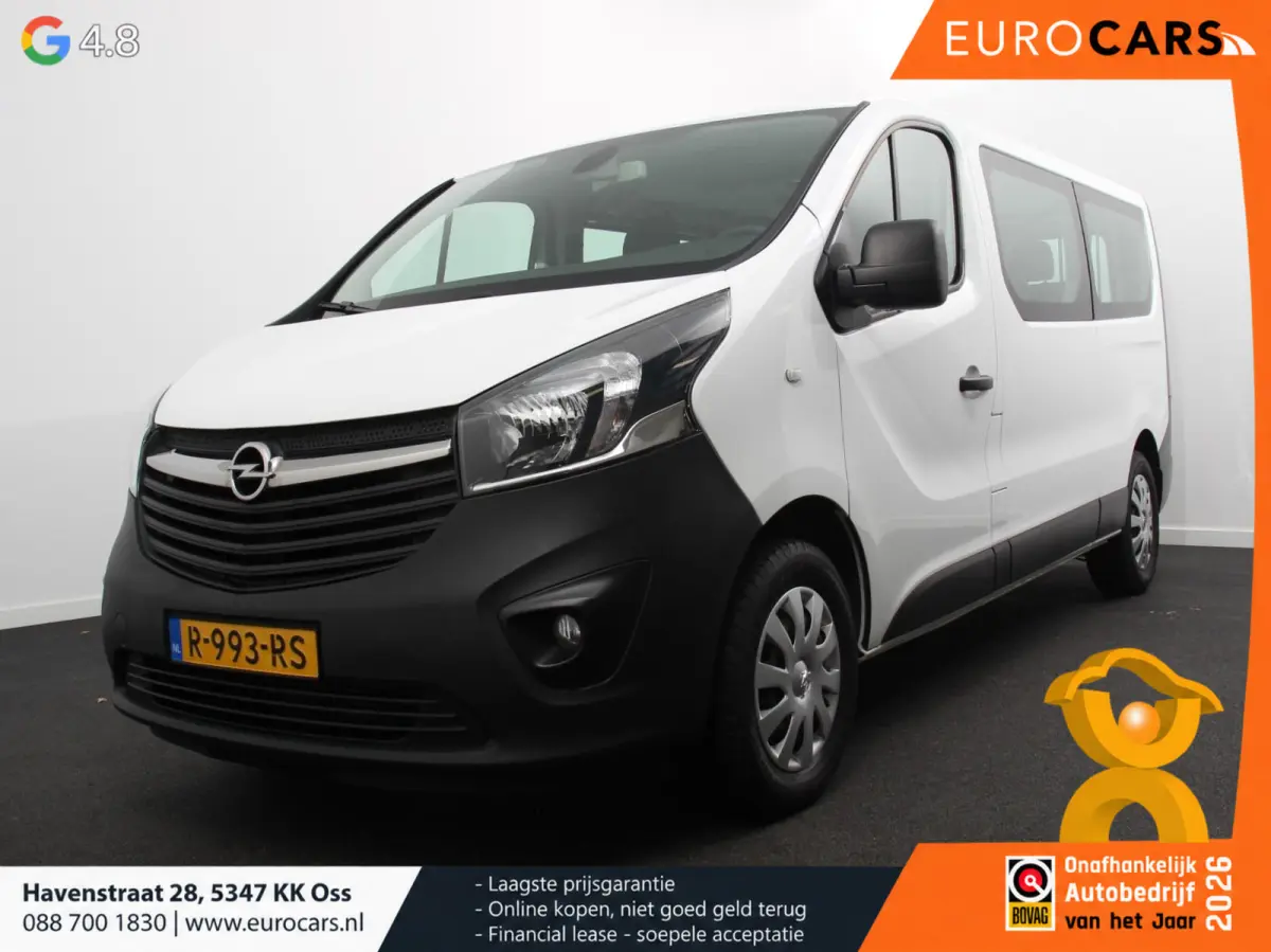1.6 CDTI L2H1 8-Persoons PERSONENBUS Incl. BTW/Bpm Airco Bluetooth Lang 8-persoons
