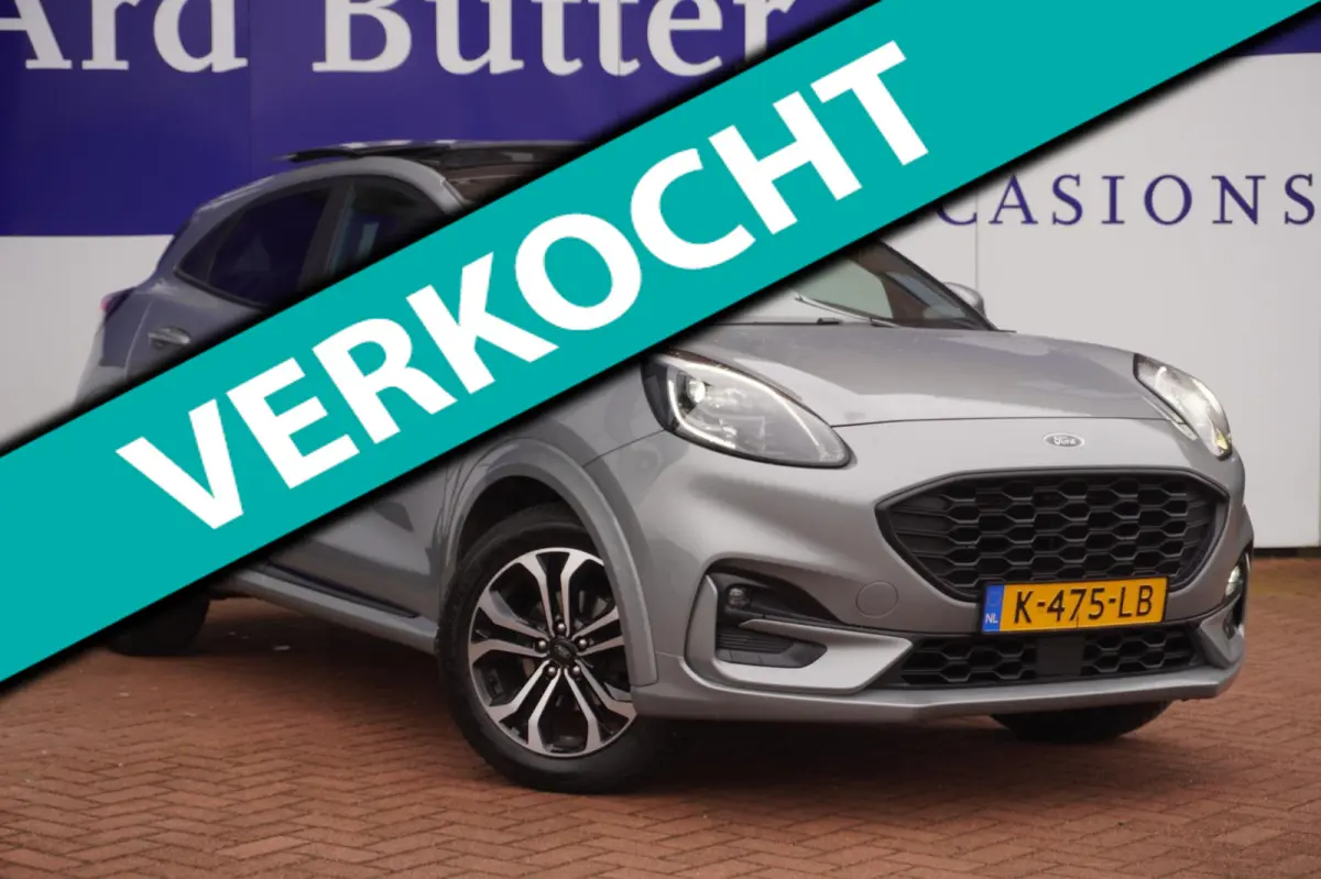 1.0 EcoBoost ST-Line 125PK= ORIG/NL+Led+Pano-dak+CarPlay+Navigatie+stuur&stoel-verw = ORIG/NL