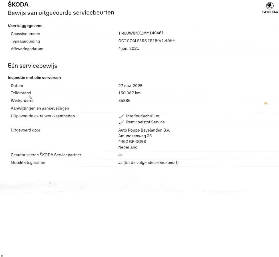 1.4 TSI RS iV PHEV Business panodak | stoelverw | navigatie |