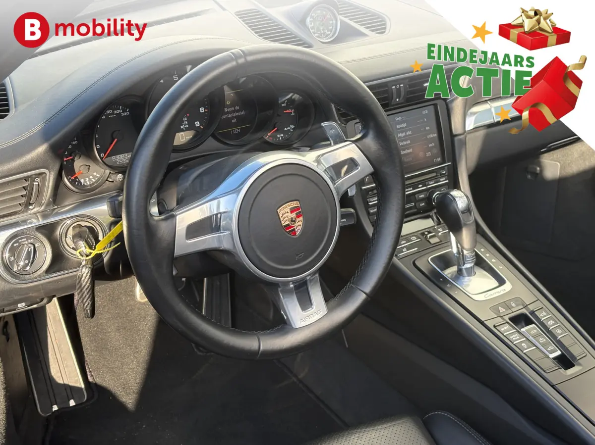 991 3.4 Carrera Cabrio Dealer Onderhouden! Elektrische Stoelen | Leer | Stoelverwarming | Navigatie