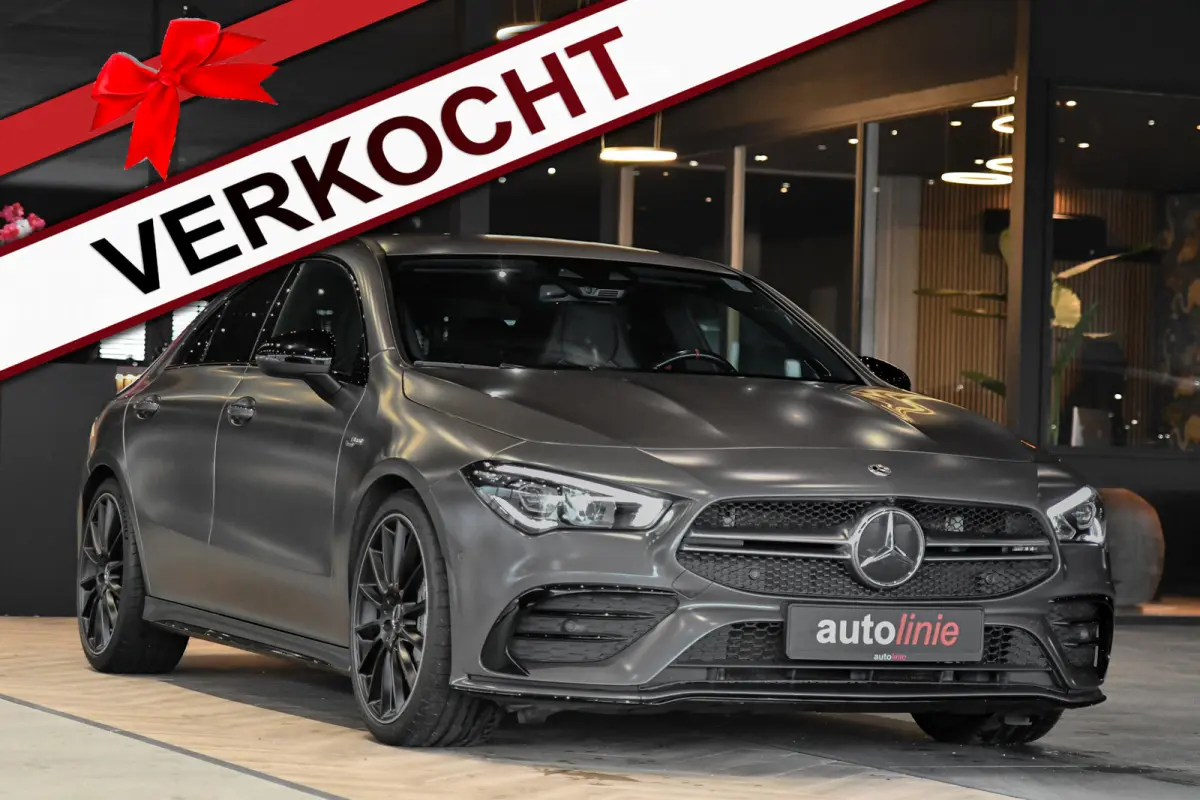 AMG 35 4MATIC Aero. Schaal, Perf Stuur, Burm, Keyless, Camera, CarPlay, Sfeer!