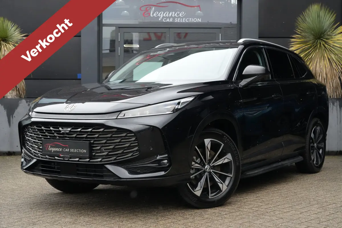 1.5 Plug-in Hybrid Luxury | 272 PK | Navigatie | 360° Camera | Stoelverwarming | Keyless | MG HS PHEV 1.5 Plug-in Hybrid Luxury 272 PK met plug-in hybride aandrijving, lederen bekleding, na