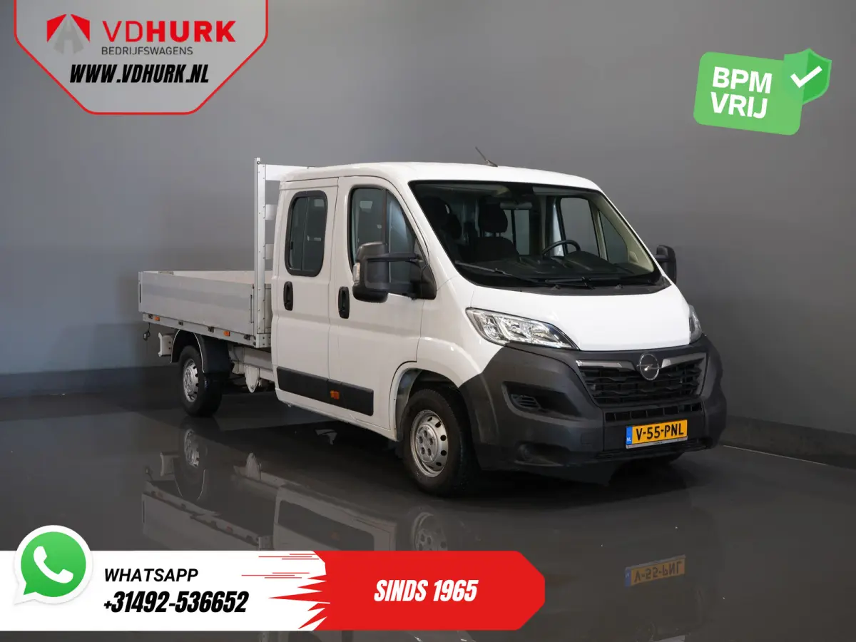 2.2 140 pk DC Dubbel Cabine Open Laadbak/ 7 Pers./ 2.5t Trekverm./ Cruise/ Airco/ 288x215x35/ Pick up