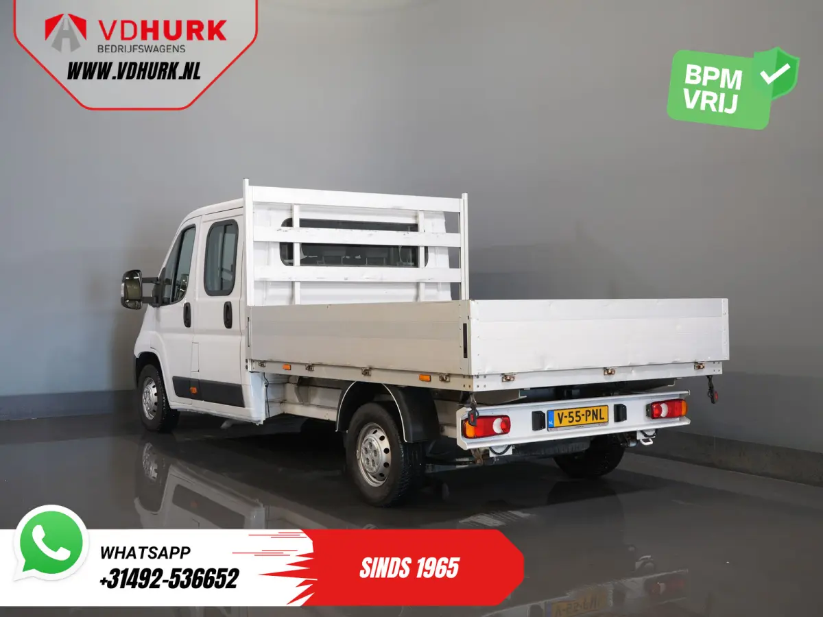 2.2 140 pk DC Dubbel Cabine Open Laadbak/ 7 Pers./ 2.5t Trekverm./ Cruise/ Airco/ 288x215x35/ Pick up