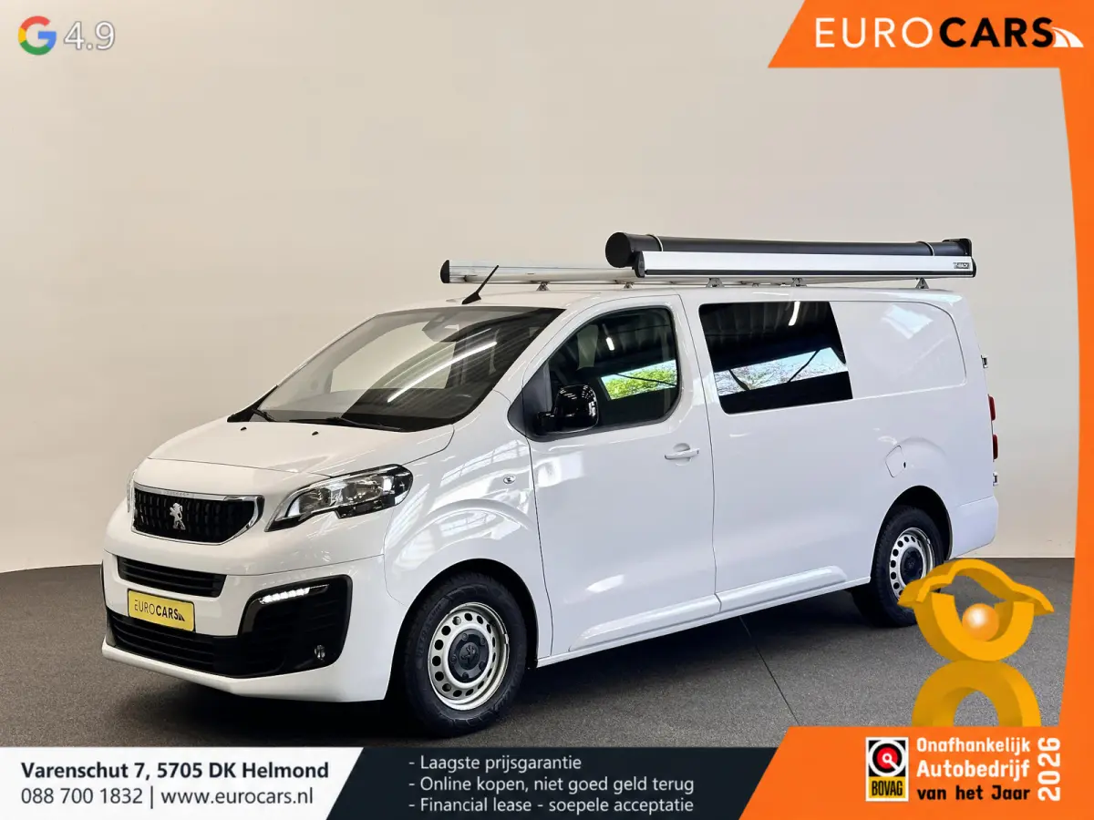 2.0HDI 145PK Long Asphalt Dubbele Cabine Airco Cruise Control Navi Trekhaak Imperiaal Carplay 6 Persoons Trekhaak