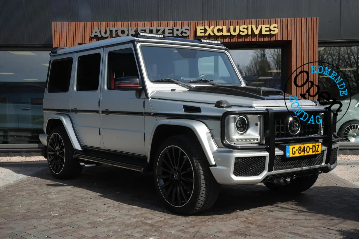 AMG 63 Brabus Look Schuifdak Designo Stoelvent. Sterrenhemel G63 AMG 7 persoons