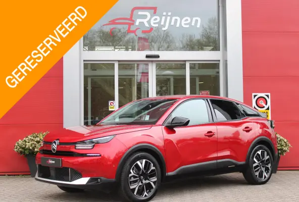 C4 1.2 HYbrid 145PK MAX | HEAD UP DISPLAY | CAMERA VOOR + ACHTER | NAVIGATIE | DRAADLOZE TELEFOONLADER | FULL LED KOPLAMPEN | DRAADLOZE APPLE CARPLAY/ANDROID AUTO | 18" LICHTMETALEN VELGEN |