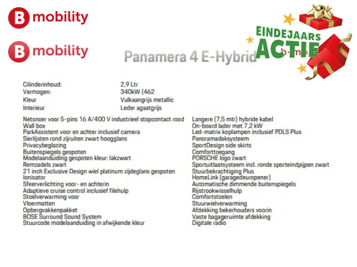 2.9 4 E-Hybrid Panoramadak Sport Chrono Bose Adaptive Cruise Control BTW Auto! | DAB | Elektrische Stoelen | Achteruitrijcamera | NL Auto!