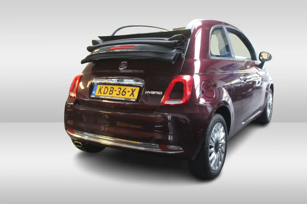 1.0 Hybrid Dolcevita CABRIO l Lederen Bekleding l Cruise Control l Airco l Apple Carplay/ Android Auto l 15 Inch