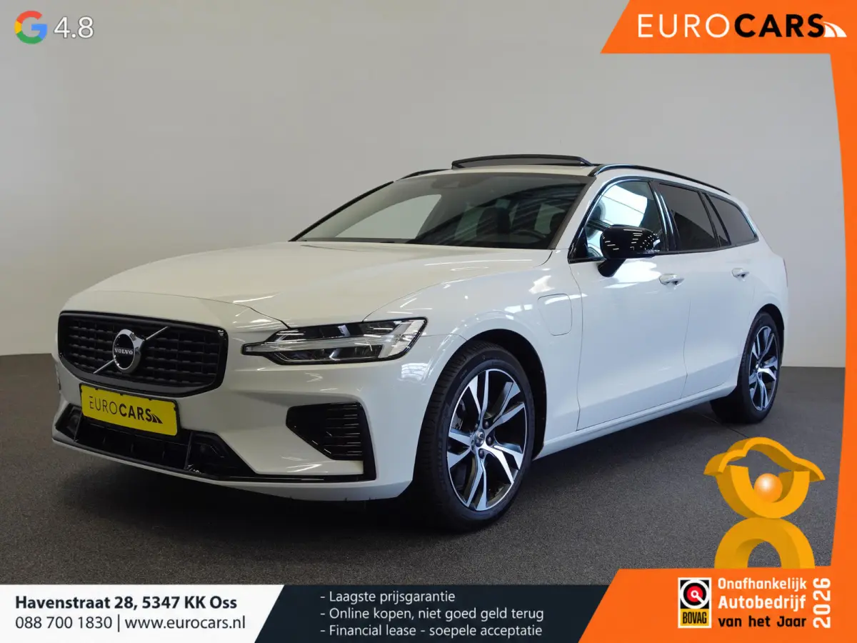 2.0 T6 Recharge AWD R-Design Panoramadak Navigatie Apple Carplay/Android Auto Camera Parkeersensoren Stoel- en stuurverwarming Cruise Control Blind Spot Assist Virtual Cockpit Climate Contro