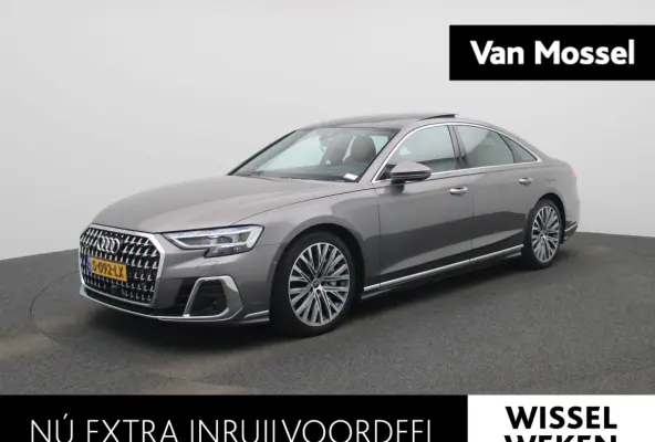 60 TFSI e quattro | PANORAMADAK | SOFTCLOSE | HEAD-UP | STOELKOELING & VERWARMING | MEMORY | B&O | S LINE IN & EXTERIEUR | VIRTUEEL | 360 CAMERA | LEDER | LED MATRIX | 12 MAANDEN BOVAG GARAN