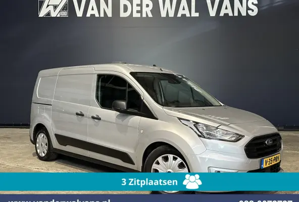 1.5 EcoBlue 120pk Automaat L2H1 Euro6 Airco | 2x Zijdeur | 3-Zits | Camera | Navigatie | Cruisecontrol Apple Carplay, Android Auto, Stoelverwarming, Verwarmde voorruit, Parkeersensoren, Bijr