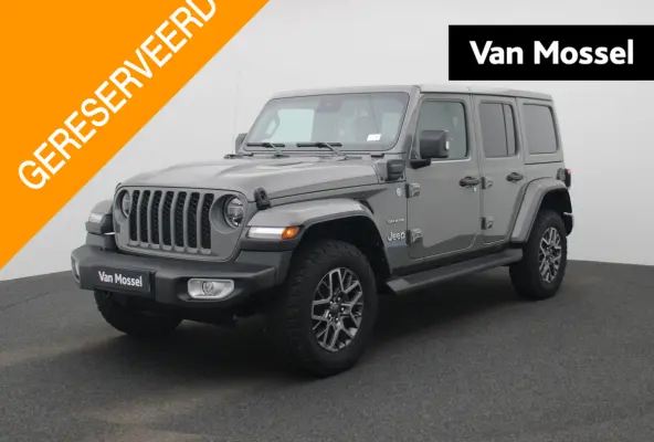 2.0T Sahara 4xe 380pk | Lederen Bekleding | Stoel & Stuurverwarming | Camera | Navigatie | Climate Controle | Hardtop |
