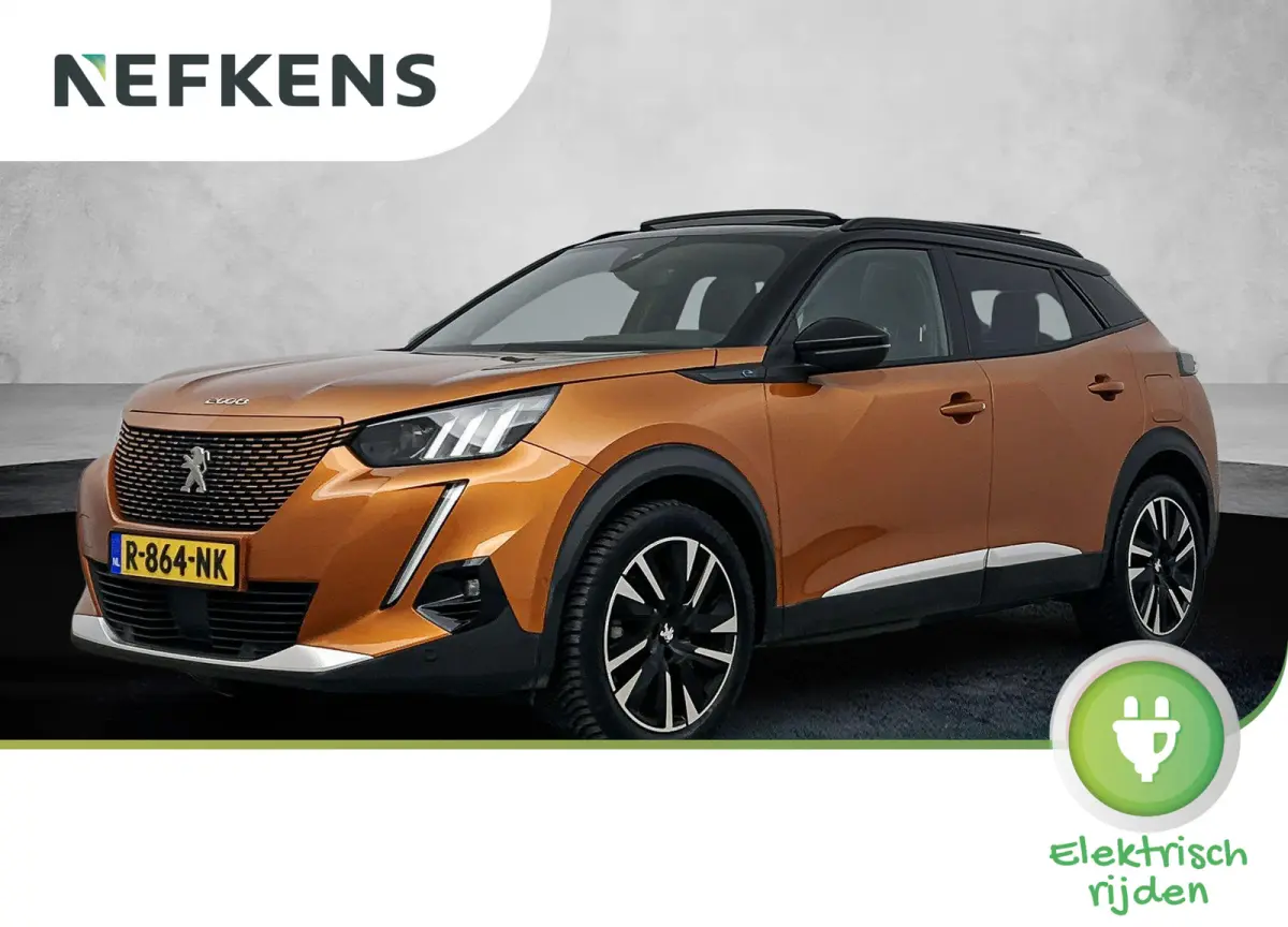 SUV EV GT Pack 50 kWh 136pk | ACCU 95% | Panorama/Schuifdak | Cruise Control Adaptief | Stoelverwarming | All Season Banden
