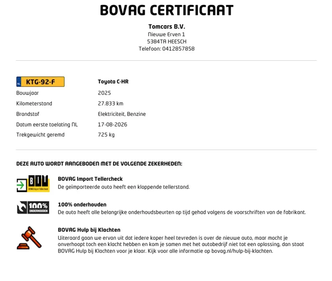 1.8 Hybrid 140PK First Edition Bi-Tone/Winter-pack/Gr.-navigatie/Elektr.klep/Camera/Adapt.-cruise