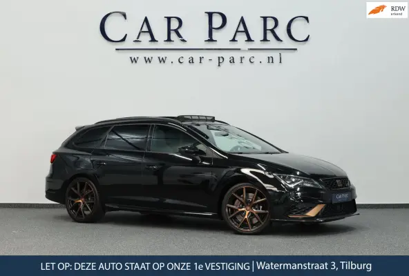 2.0 TSI 4DRIVE CUPRA R 300+PK LED/CARBON/VIRTUAL/SFEER/PANO/ALCANTARA+S.VERWARMING/19" LMV/CAM/ACC/12 MND GARANTIE!