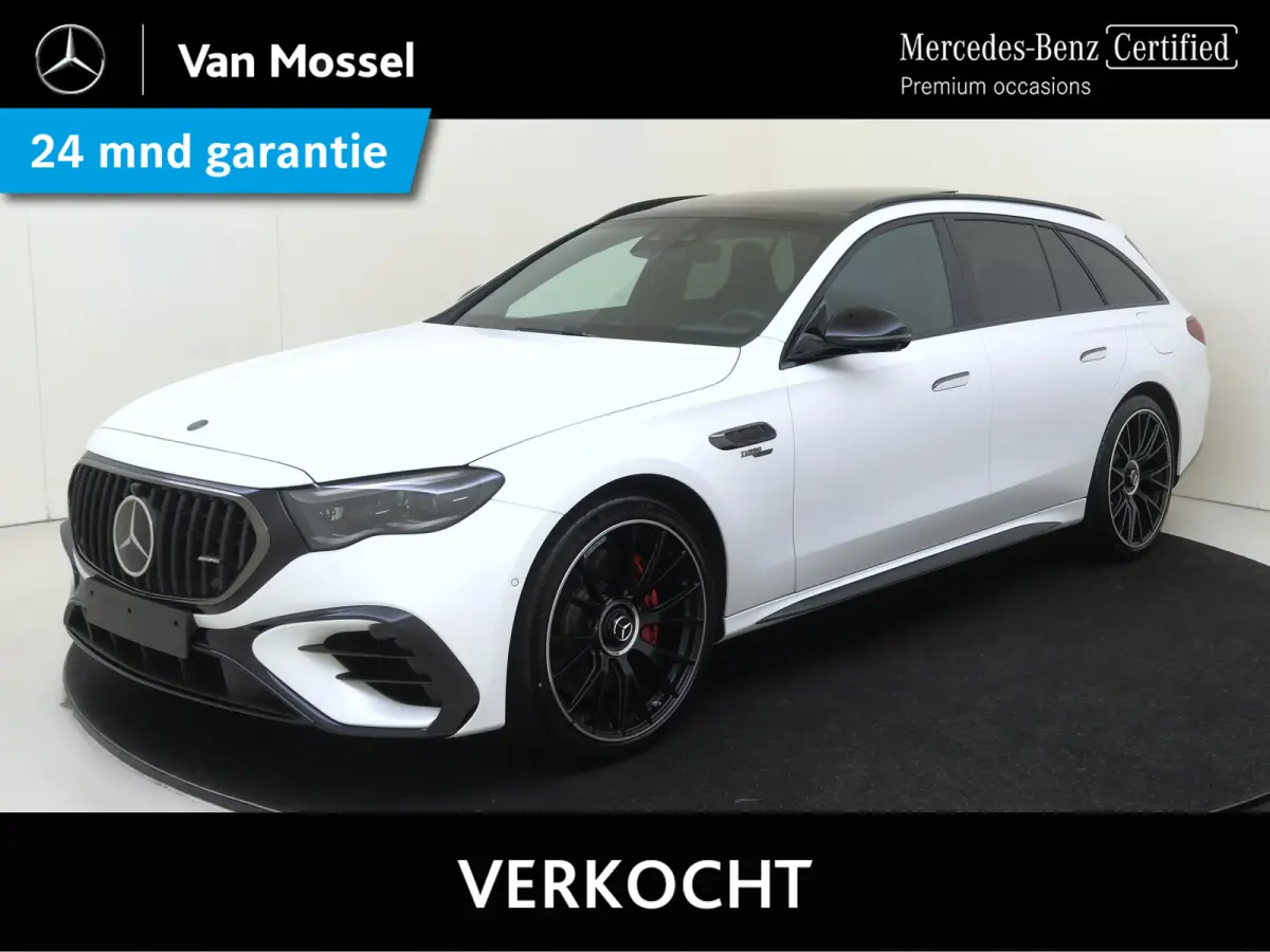 AMG 53 4MATIC+ Night Edition / Opaalwit Magno/ Panoramadak/ SUPERSCREEN/ Dynamic Plus/ Night 1+2/ Perf. Stoelen/ El. Trekhaak/ UNIEK!
