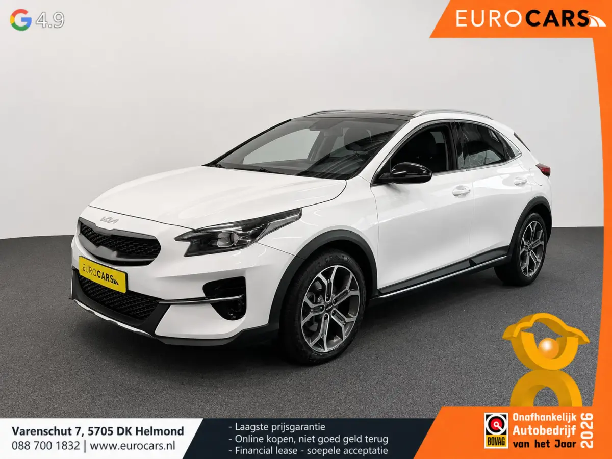 1.0 T-GDi DynamicLine Navigatie Apple Carplay Android Auto Camera Parkeersensoren achter Cruise Control Half leder Full Led Climate Control Lichtmetalen velgen