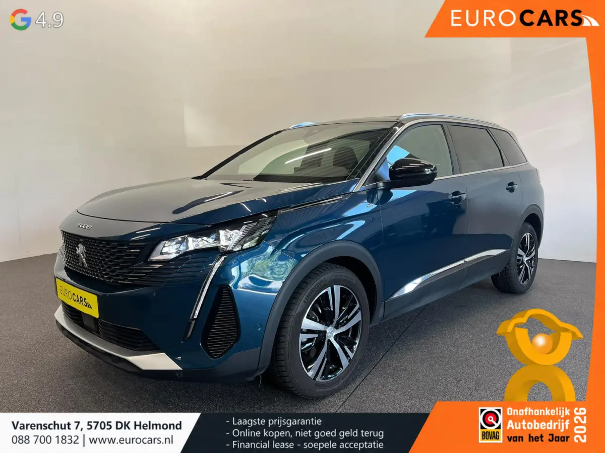 1.2 PureTech GT 7 persoons Panoramdak Trekhaak Elektrisch Memory Seats Navigatie Apple Carplay Android Auto Camera Parkeersensoren Adaptive Cruise Control Stoelverwarming Elektrische achterk