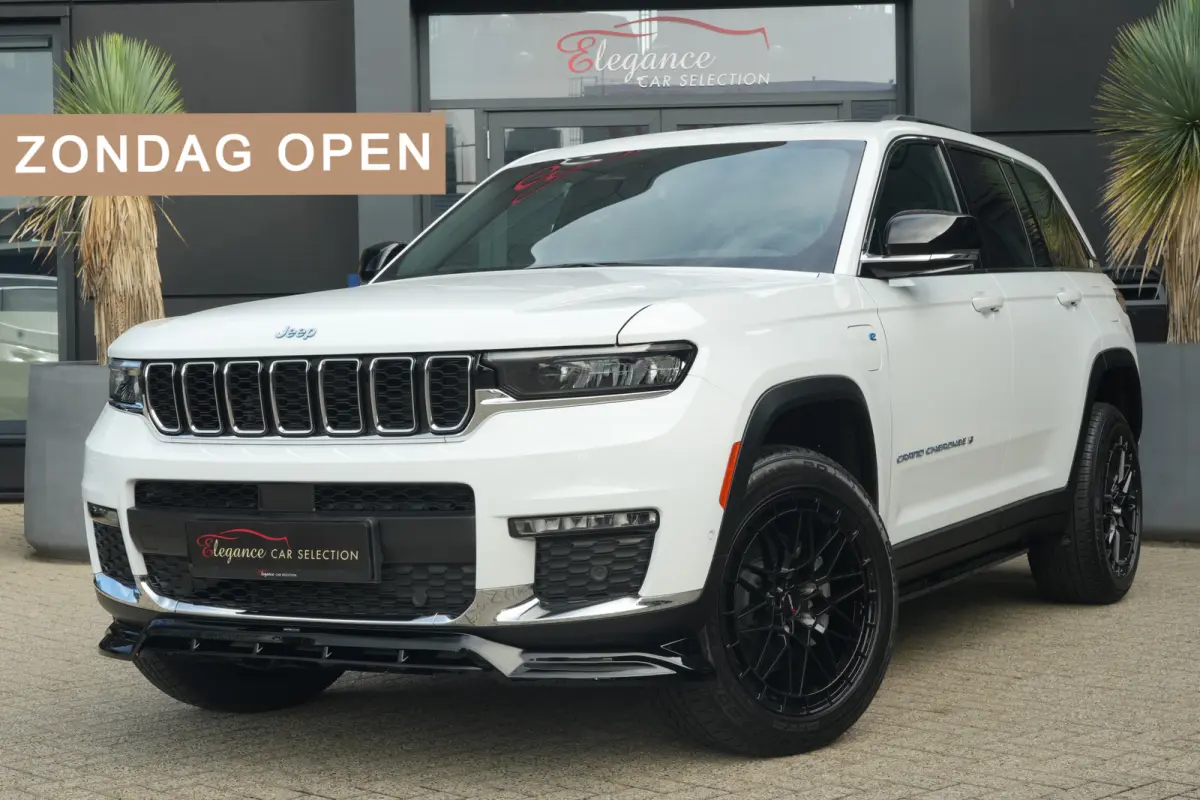 2.0 Limited 4xe | 381PK | Maxton | Pano | 20" | Keyless | Massage | Ventilatie | Leder | Jeep Grand Cherokee 2.0 Limited 4xe 381 PK Plug-in Hybrid met 2.0 viercilinder, panoramadak, 20-inch 