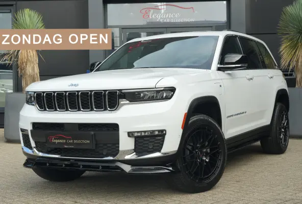 2.0 Limited 4xe | 381PK | Maxton | Pano | 20" | Keyless | Massage | Ventilatie | Leder | Jeep Grand Cherokee 2.0 Limited 4xe 381 PK Plug-in Hybrid met 2.0 viercilinder, panoramadak, 20-inch 