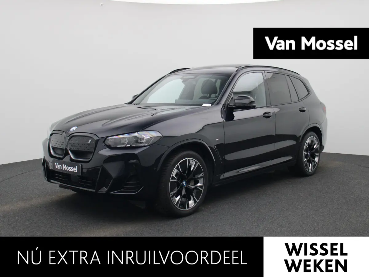 M-Sport 80 kWh | SOH 99% | PANORAMADAK | 360 CAMERA | HARMAN KARDON | MEMORY | ELEKTRISCHE KOFFERKLEP | STOELVERWARMING | APPLE CARPLAY - ANDROID AUTO | LEDEREN STOELEN |