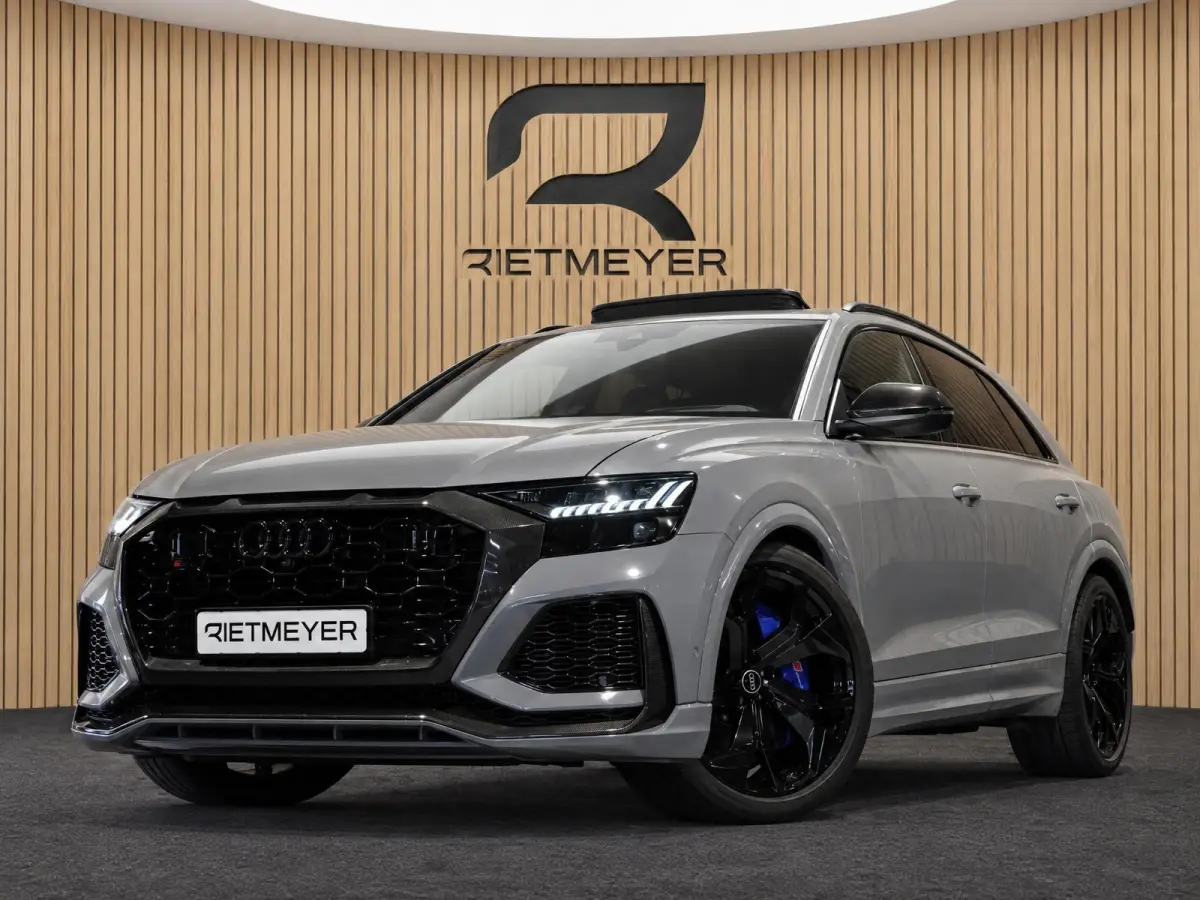 4.0 TFSI RS Q8 quattro |Pano |Keramisch |Carbon Intr/Extr. |B&O |HUD |Softclose |Stoelventilatie/Massage |360°