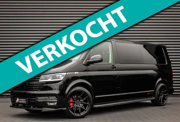 2.0 TDI L2H1 150PK BULLI DC DUBBEL CABINE / JB-EDITION / FULL OPTIONS / LEDER BEKLEDING / FULL BLACK/ APPLE