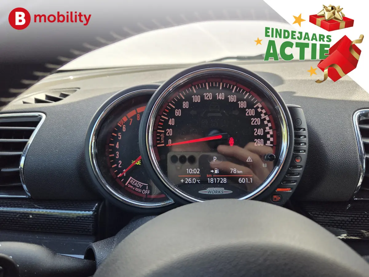 2.0 John Cooper Works 232PK Automaat ALL4 Chili | LED | Navigatie | PDC | Cruise Control | Sportstoelen