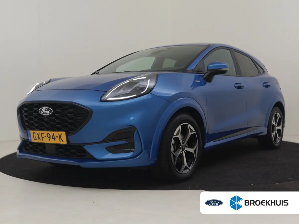 1.0 EcoBoost ST-Line 125PK AUTO | Achteruitrijcamera | Navigatie | Cruise control | Stoel/stuurverwarming | voorruit verwarming | DAB | LED | App Connect | 17"LMV