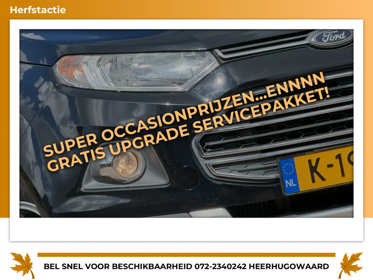 1.0 EcoBoost Titanium - Panther Black - Nav/Winterpakket/Cruise