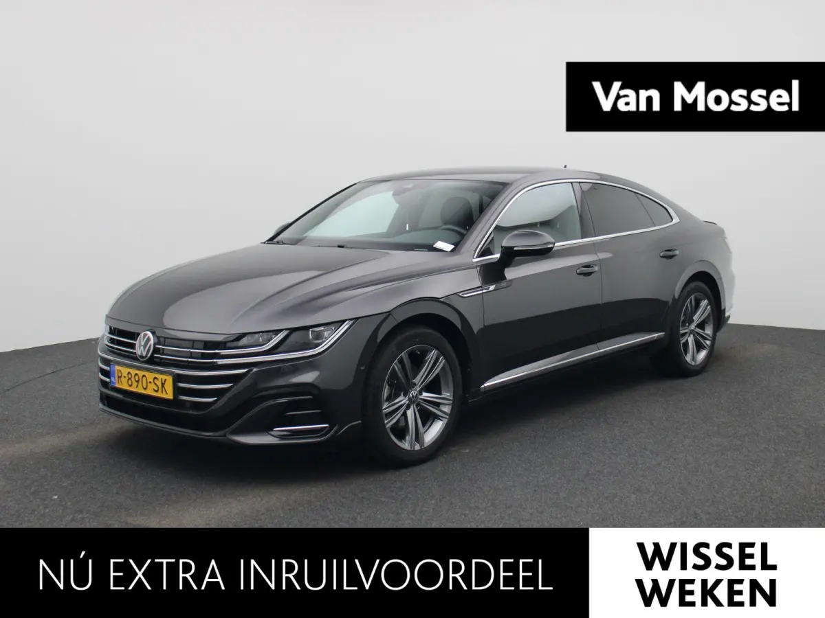 1.4 TSI eHybrid R-Line Business+ | Automaat | Virtual cockpit | Half-Leder | Trekhaak | Navigatie | Adap. Cruise control | Stoel/Stuur verwarming | Apple carplay | Climate control | Parkeer 