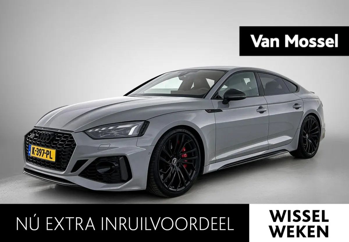 2.9 TFSI RS 5 quattro | RS DYNAMIC | CARBON | KERAMISCH | HEAD-UP | BANG & OLUFSEN | LEDER | ACHTERUITRIJCAMERA | STOELVERWARMING | MEMORY |