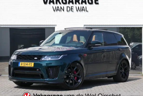 5.0 V8 SC SVR | SV Bespoke Paint | Alcantara hemel | Meridian | 360°-camera | Panoramadak | Head-up display | Alarmklasse 5 | ACC | Dodehoek ​detectie | Luxe lederen sportstoelen | Trekha
