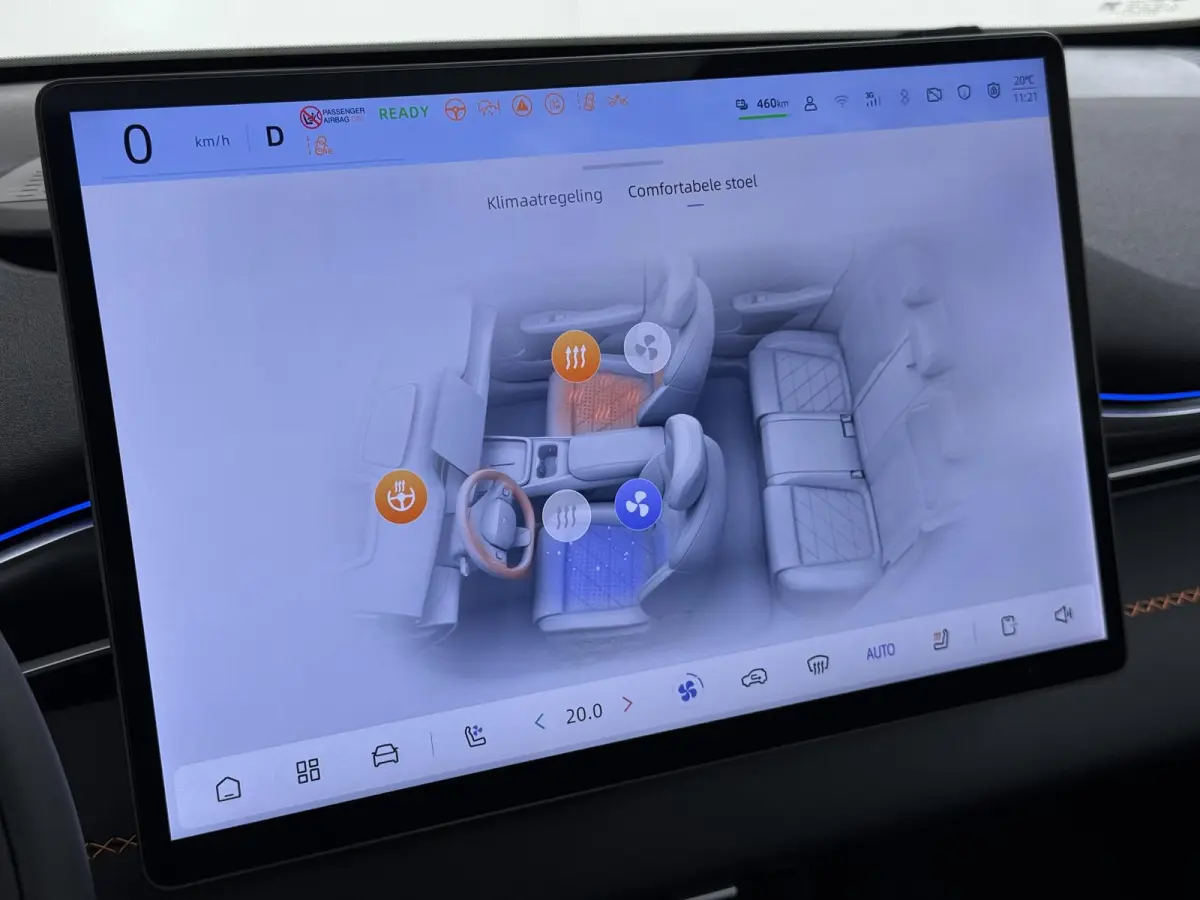MAX 200KW | 68.8kwh | NIEUWE AUTO | PANORAMADAK | 20" LMV | 360° CAMERA | HEAD-UP DISPLAY | LEDEREN BEKLEDING | STOELVERWARMING | FULL OPTIONS | FABRIEKSGARANTIE T/M 2033 |