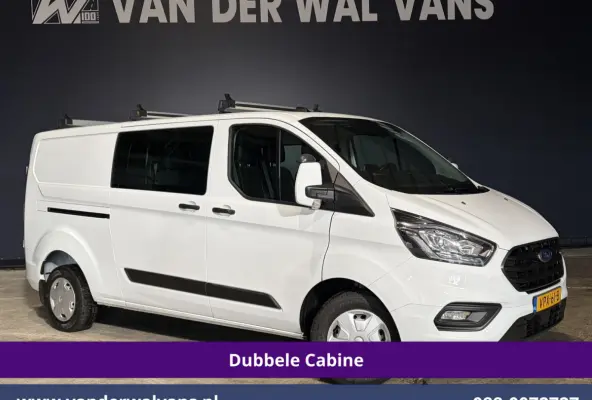 2.0 TDCI 130pk L2H1 Dubbele Cabine Euro6 Airco | 6-Zits | Apple Carplay | LED | Cruisecontrol 2800kg trekhaak, Dakdragers, Stoelverwarming, Verwarmde voorruit, Parkeersensoren