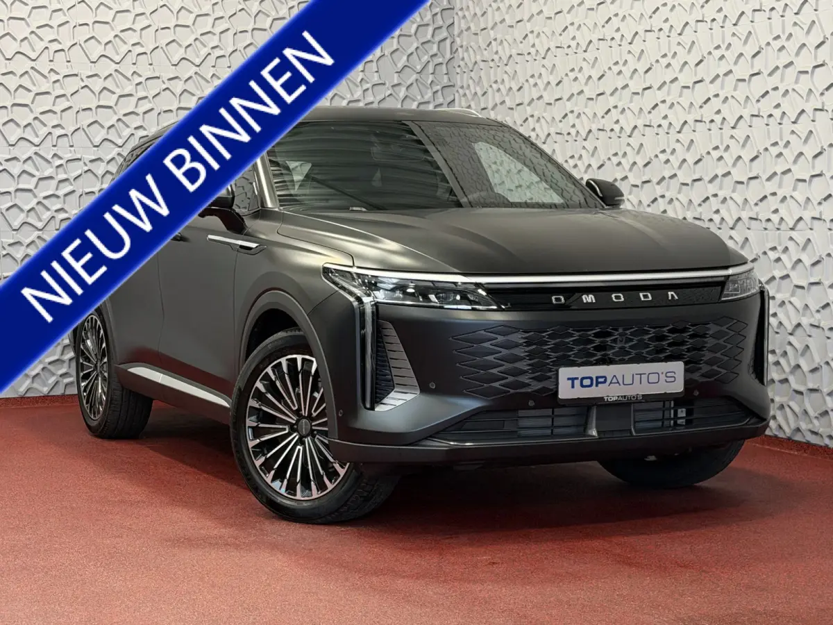 OMODA 9 PREMIUM AWD | 145 KM ELEKTRISCH | 538 PK | MAT ZWART 4WD 4X4