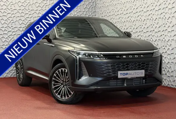 OMODA 9 PREMIUM AWD | 145 KM ELEKTRISCH | 538 PK | MAT ZWART 4WD 4X4