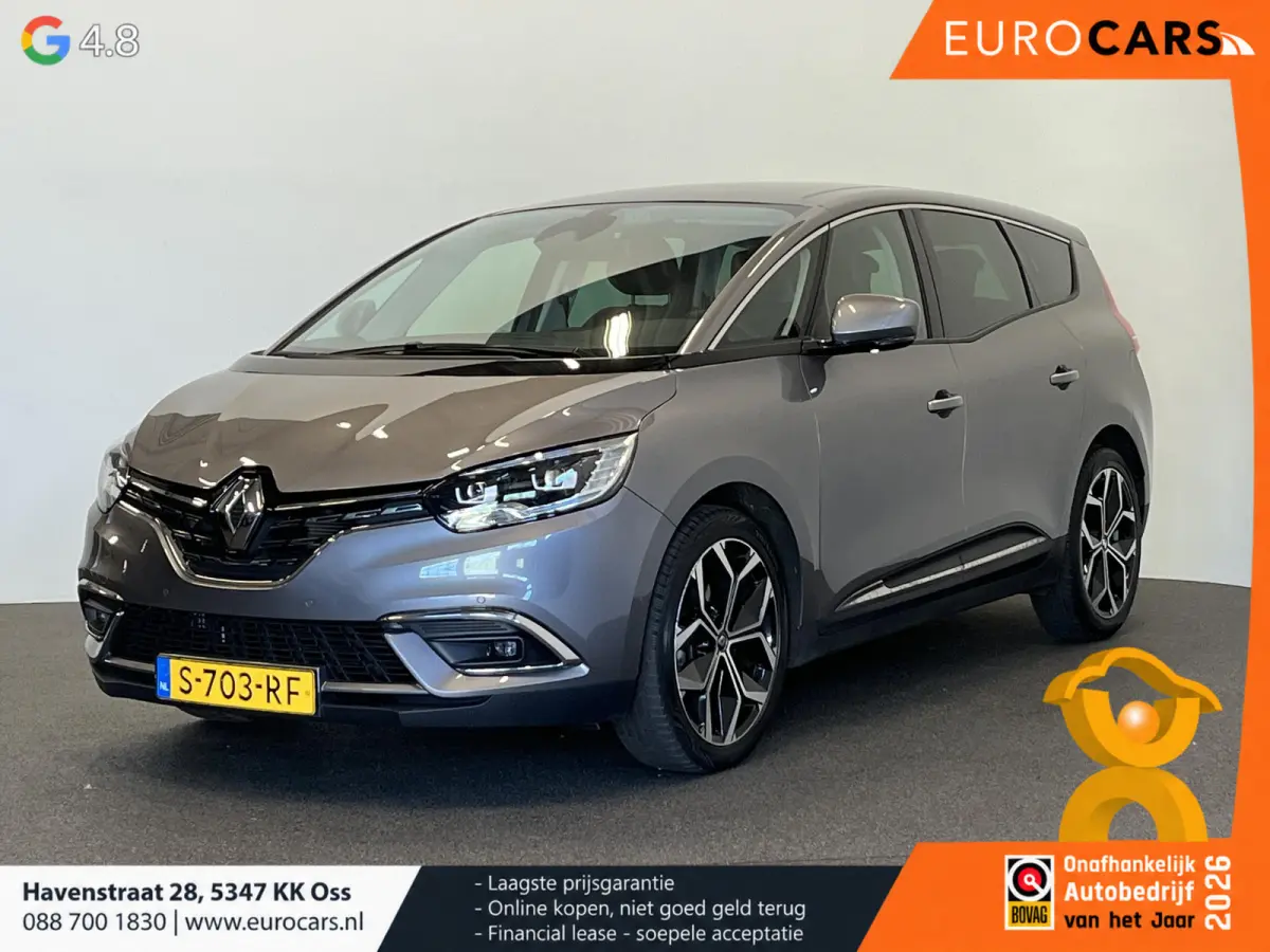 1.3 TCe Techno 7p. Navigatie Cruise Control  Full LED  Privacy Glass  20" LM Velgen  PDC + Camera  Half Leder  Virtual  Cockpit Airco