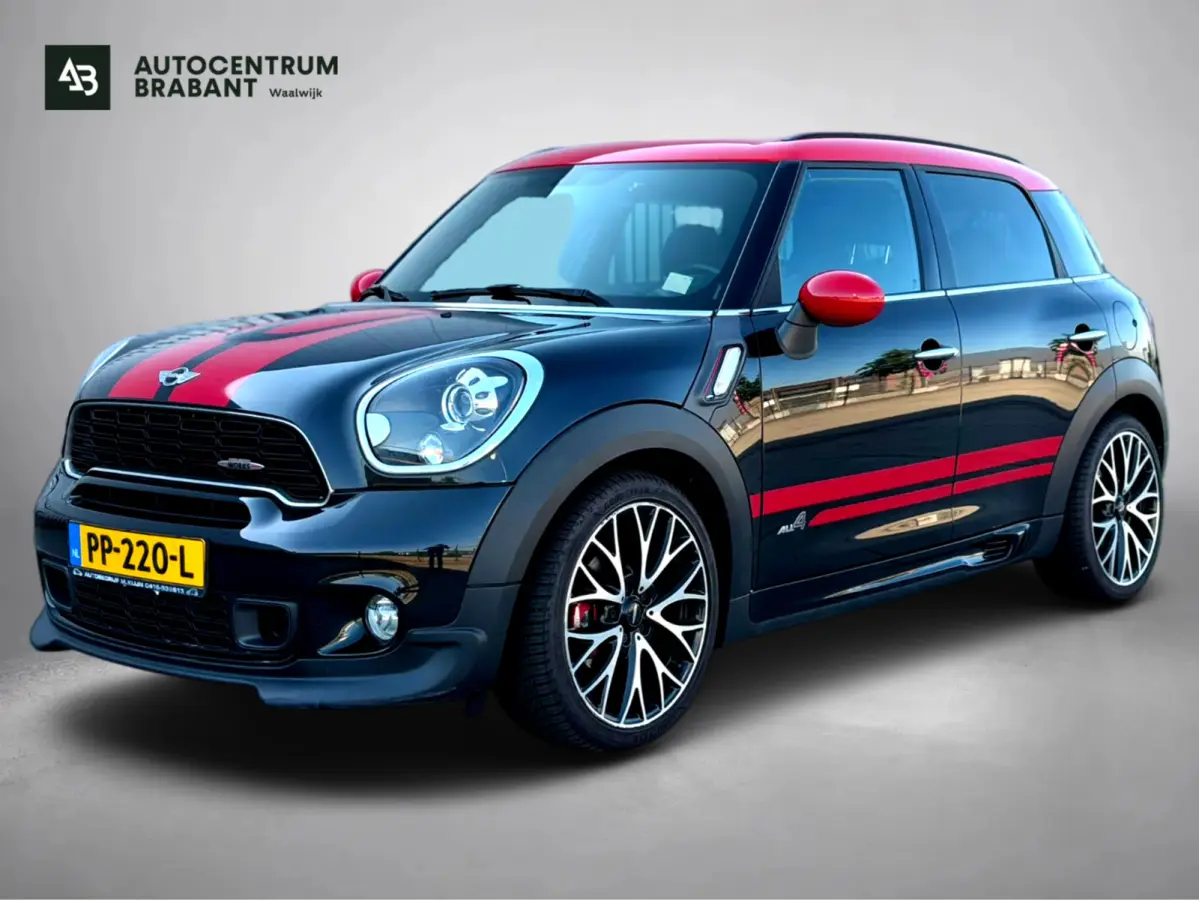 1.6 John Cooper Works ALL4 LAGE KM!! | 218PK | PANO | HARMAN/KARDON | LEER | PERF ONDERHOUD | CRUISE | CLIMATE |
