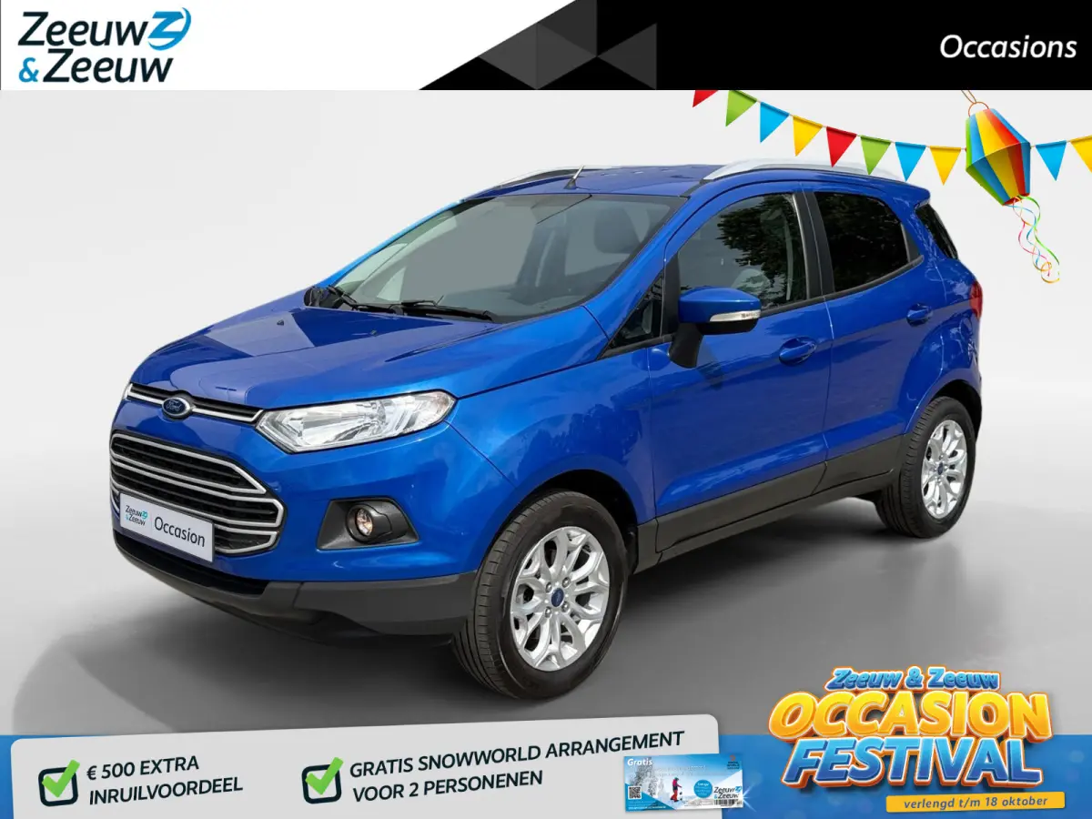 1.0 EcoBoost Titanium | Airco | Trekhaak | Aantrekkelijke km-stand