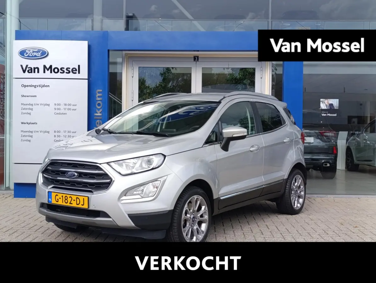 1.0 EcoBoost Titanium | Stoel/stuur voorruitverwarming | Camera | Dodehoekdetectie | B&O Audio | PDC V+A | Navigatie | Metallic lak