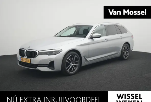 520i High Executive AUTOMAAT | LEDER | TREKHAAK | NAVIGATIE | CAMERA | STOELVERWARMING | CLIMA | CRUISE | KEYLESS | ELEKTRISCHE STOEL | LMV | DAB | APPLE CARPLAY | 12 MAANDEN BOVAG GARANTIE 