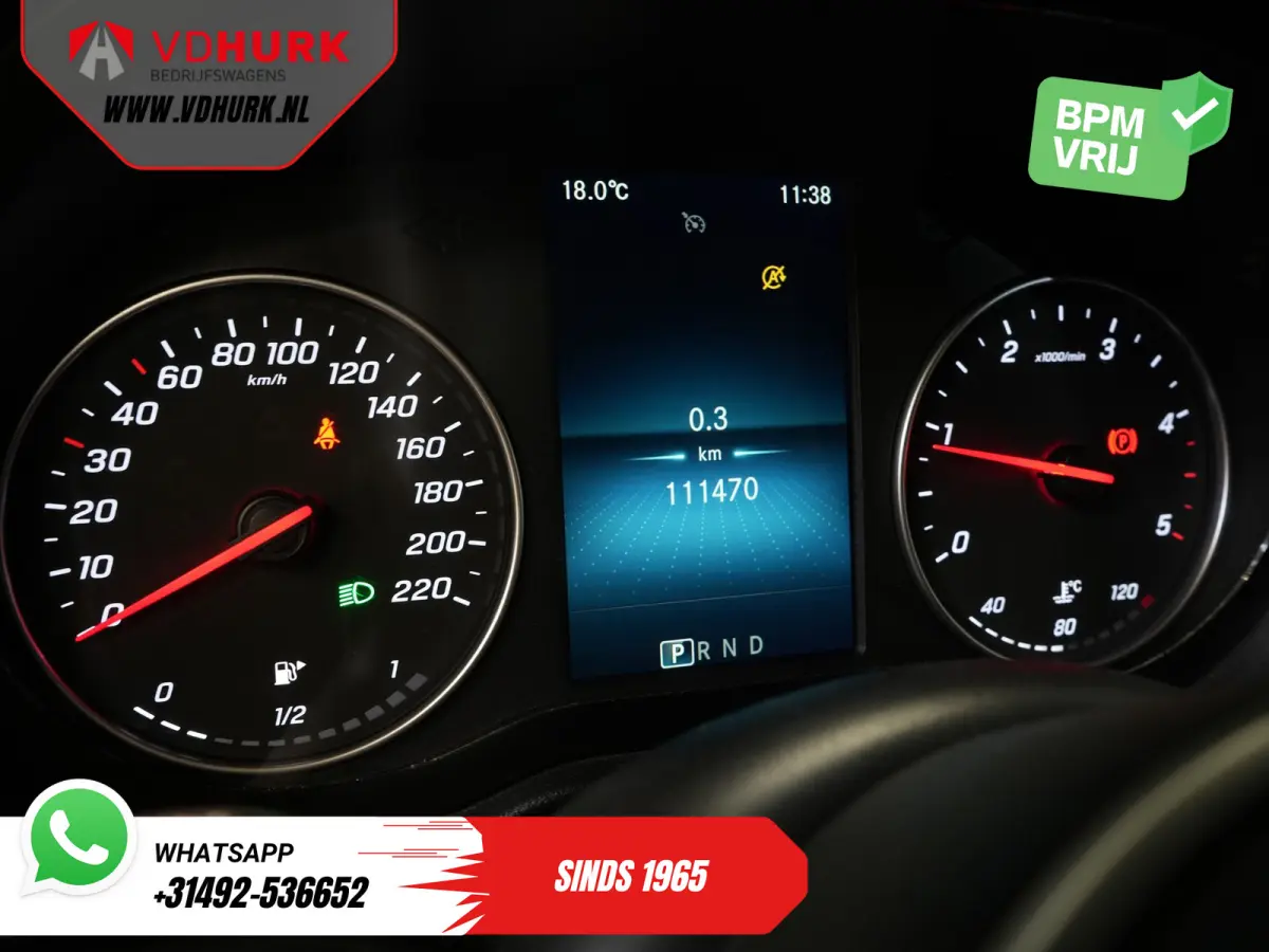 112 CDI Aut. LED/ Stoelverw./ CarPlay/ Navi/ Camera/ Climate/ LMV/ Trekhaak