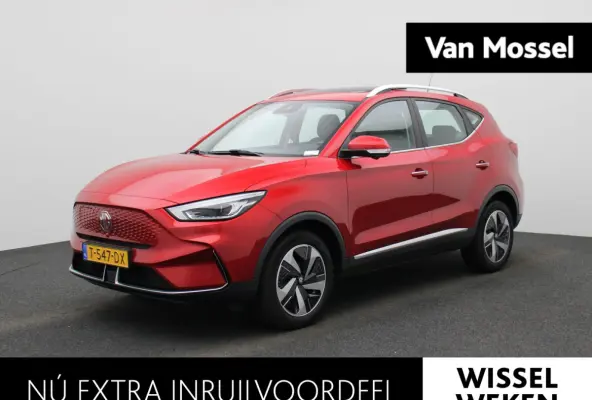 MG EV Standard Range Luxury 50 kWh Automaat | Panoramadak | Leder | Navigatie | Airco | Achteruitrijcamera | Apple Carplay / Android Auto | Stoelverwarming | Lichtmetalen Velgen |