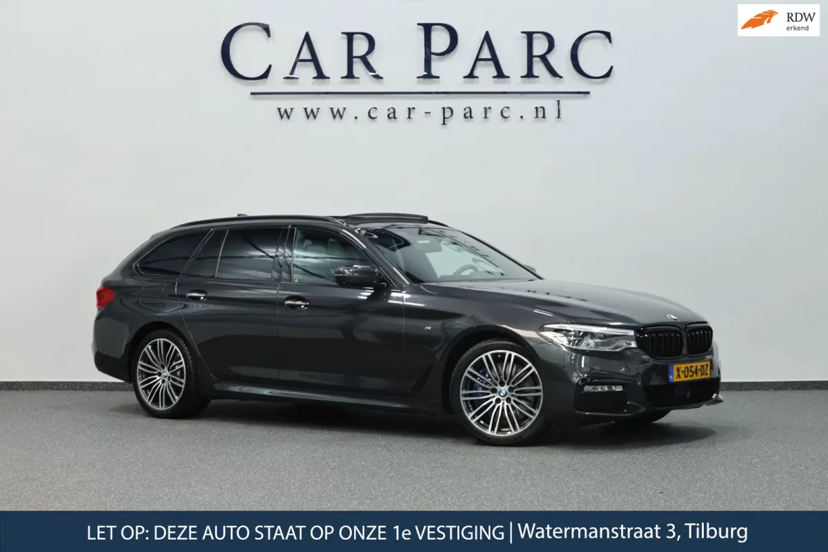 540i xDrive M-Sport LED/VIRTUAL/SFEER/PANO/LEER+S.VERWARMING+MEMORY/19" LMV/360/ACC/ECC/12 MND GARANTIE!