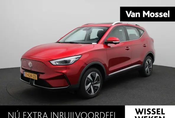 MG EV Standard Range Luxury 50 kWh Automaat | Panoramadak | Leder | Navigatie | Airco | Achteruitrijcamera | Apple Carplay / Android Auto | Stoelverwarming | Lichtmetalen Velgen |